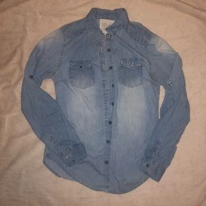 Denim Button-up